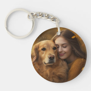 Personalisiertes Haustier Foto Keepake Hund Lover Schlüsselanhänger