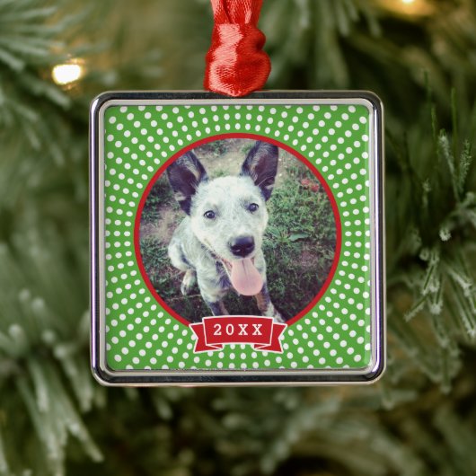Personalisiertes Haustier Foto Keepake Ornament (Baum)