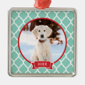 Personalisiertes Haustier Foto Keepake Ornament (Vorne)