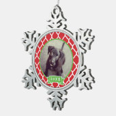 Personalisiertes Haustier Foto Keepake Ornament (Rechts)