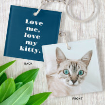 Personalisiertes Haustier Foto Kitty Cat Lover Ind