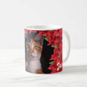 Personalisiertes Haustier-Foto Weihnachten Kaffeetasse