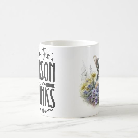 Personalisiertes Haustier-Foto-Zitat-Päckchen-Über Kaffeetasse (Mittel)