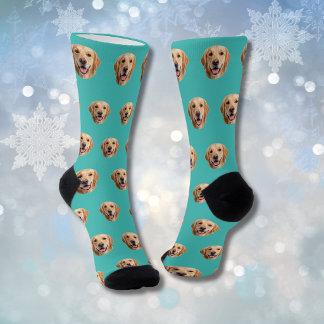 Personalisiertes Haustier-Gesichtsfoto Socken