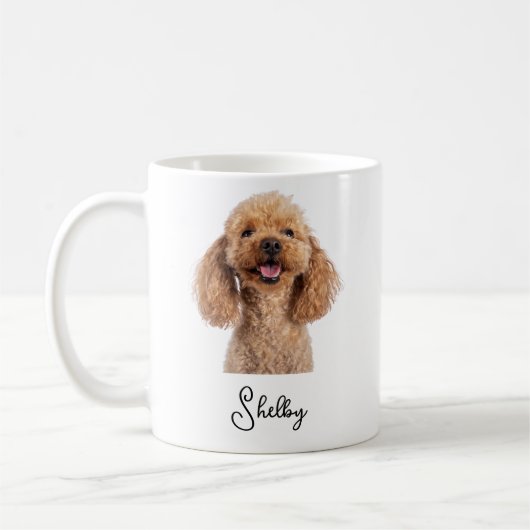 Personalisiertes Haustier Hund Mama Katze Vater Ne Kaffeetasse (Links)