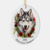 Personalisiertes Haustier Keramik Ornament (Rechts)