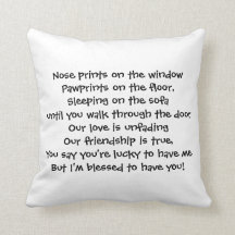 Personalisiertes Haustier-Kissen mit Foto