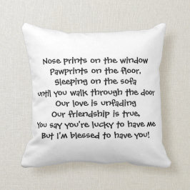 Personalisiertes Haustier-Kissen mit Foto Kissen