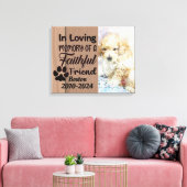Personalisiertes Haustier Leinwanddruck (Insitu (Wohnzimmer))
