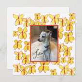 Personalisiertes Haustier Liebt Gerahmtes Foto Fla (Vorne/Hinten)