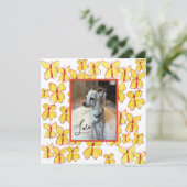 Personalisiertes Haustier Liebt Gerahmtes Foto Fla (Stehend Vorderseite)