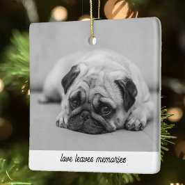 Personalisiertes Haustier Memorial Geschenk Hund F Keramikornament