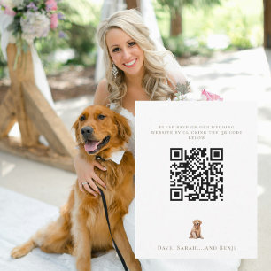 Personalisiertes Haustierbild Hochzeit RSVP Karte