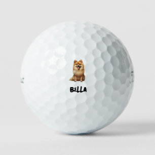 Personalisiertes Haustierbild Name Titleist Pro V1 Golfball