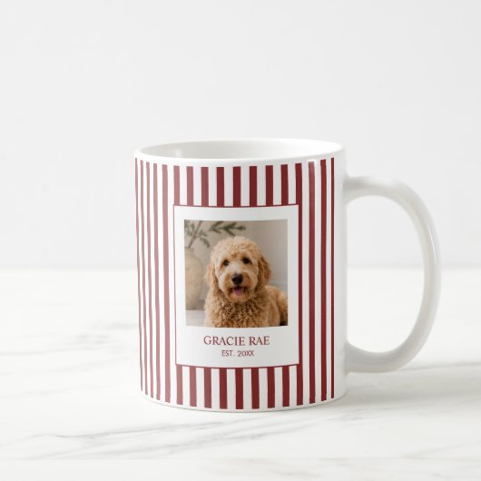 Personalisiertes Haustierfoto Kaffeetasse (Rechts)
