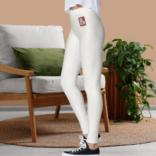 Personalisiertes Haustierfoto Katzenmutter Neutral Leggings