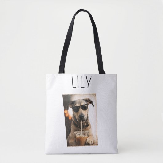 Personalisiertes Haustierfoto Tasche (Vorderseite)