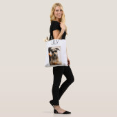 Personalisiertes Haustierfoto Tasche (Am Model)