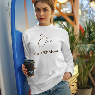 Personalisiertes Haustierliebhaber Braun Schrift K Sweatshirt