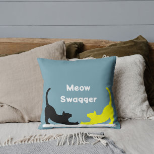 Personalisiertes Haustierliebhaber Lustiger Katzen Kissen