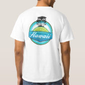 Personalisiertes Hawaii-Familien-Ferien-Shirt T-Shirt (Rückseite)