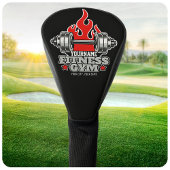 Personalisiertes Heften Dumbell Fitness Gym Golf Headcover