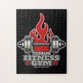 Personalisiertes Heften Dumbell Fitness Gym Puzzle (Vertikal)