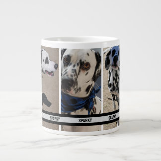 Personalisiertes Heimfoto Collage Handy Vertisch Jumbo-Tasse