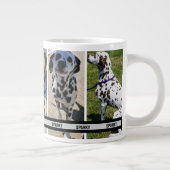 Personalisiertes Heimfoto Collage Handy Vertisch Jumbo-Tasse (Rechts)