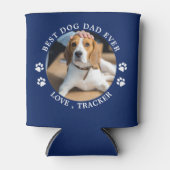 Personalisiertes Heimtier Foto Bester Vater je Dosenkühler (Vorderseite)