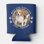 Personalisiertes Heimtier Foto Bester Vater je Dosenkühler (Rückseite)