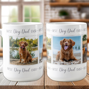 Personalisiertes Heimtier Foto Hund Vater Kaffeetasse
