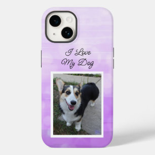 Personalisiertes Heimtier Foto I Liebe mein Hund Case-Mate iPhone 14 Hülle