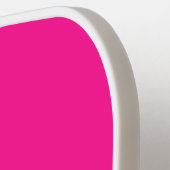 Personalisiertes Heiß-Rosa und Rosa Pickleball Schläger (Linke Seite)