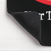 Personalisiertes, heiß rotes Chili-Pfeffermaus Mousepad (Ecke)