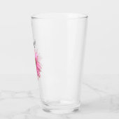 Personalisiertes, helles Lila Glasseich Glas (Links)