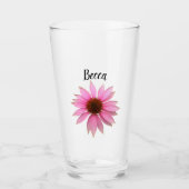 Personalisiertes, helles Lila Glasseich Glas (Vorderseite)