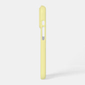 Personalisiertes hellgelbes iPhone-Case mit indivi iPhone Hülle (Linke Seite)