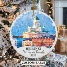Personalisiertes Helsinki-Ornament, Finnland