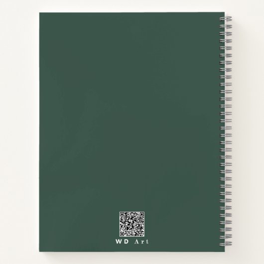 Personalisiertes Herbstblatt, Zeitschriftenwechsel Notizblock (Rückseite)