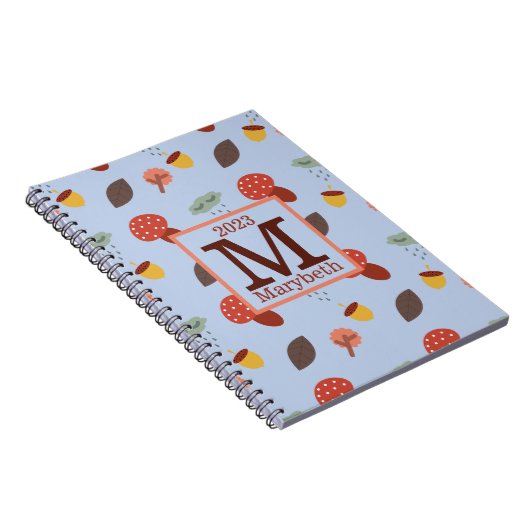 Personalisiertes HerbstNotebook Notizblock (Rechte Seite)