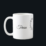 Personalisiertes Herz der Musik-Tasse Kaffeetasse<br><div class="desc">Personalisiertes Herz der Musik-Tasse</div>