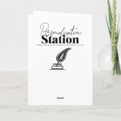 Personalisiertes Herz-Foto und Nachricht für Mama Karte (Rückseite)