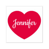Personalisiertes Herz für benutzerdefinierten Skri Permastempel (Design)