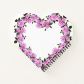 Personalisiertes Herz Notizblock (Rückseite)