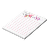 Personalisiertes Herz Notizblock (Rotiert)