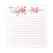 Personalisiertes Herz Notizblock (Vorderseite)