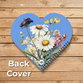 Personalisiertes Herz-Shaped Black Horse Notizblock