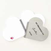 Personalisiertes Herz-Shaped Vow Book| Meine Versp Notizblock (Innenseite)