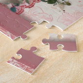 Personalisiertes Herz und Rose Puzzle (Seite)